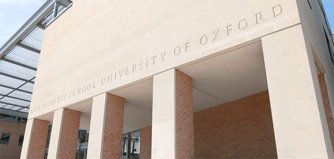 Exchange Program - Oxford/Saïd Business School